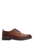 Base London Memphis Leather Derby Shoes, Brown