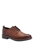 Base London Memphis Leather Derby Shoes, Brown