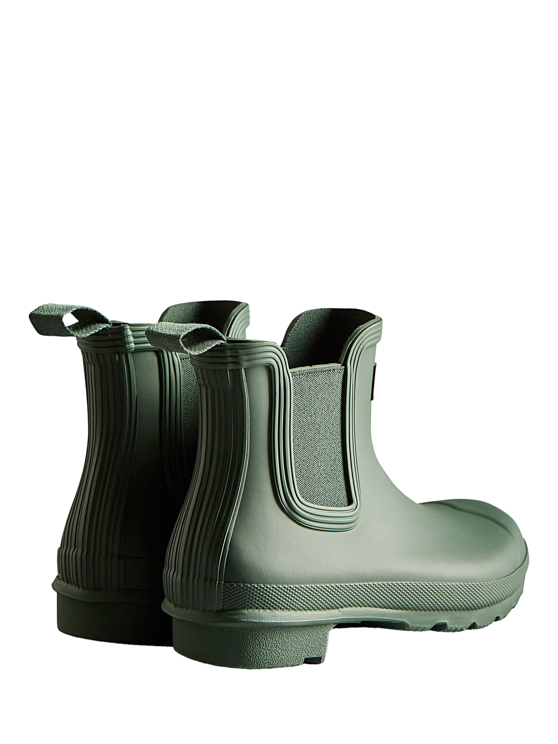 Product image 3 of 4, which shows Hunter Original Chelsea Wellington Boots, Hunter Green, 3