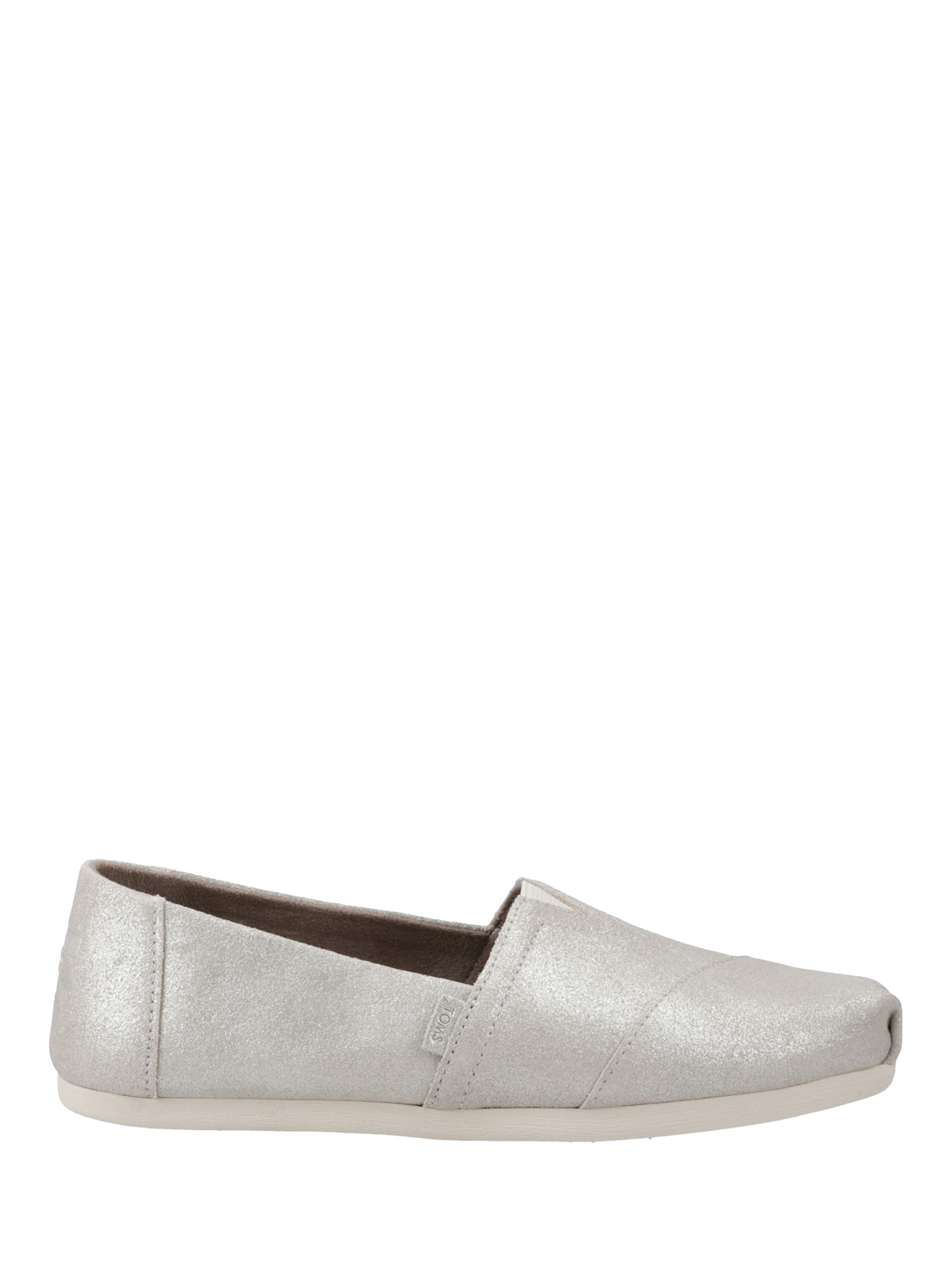 Silver slip on shoes on sale