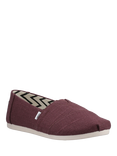 TOMS Alpargata Slip-On Shoes, Dark Red