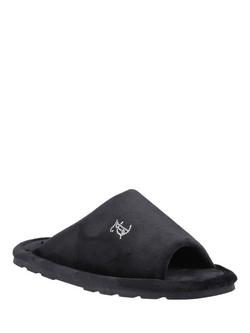 Juicy Couture Vivien Velour Slippers - view 2, Black