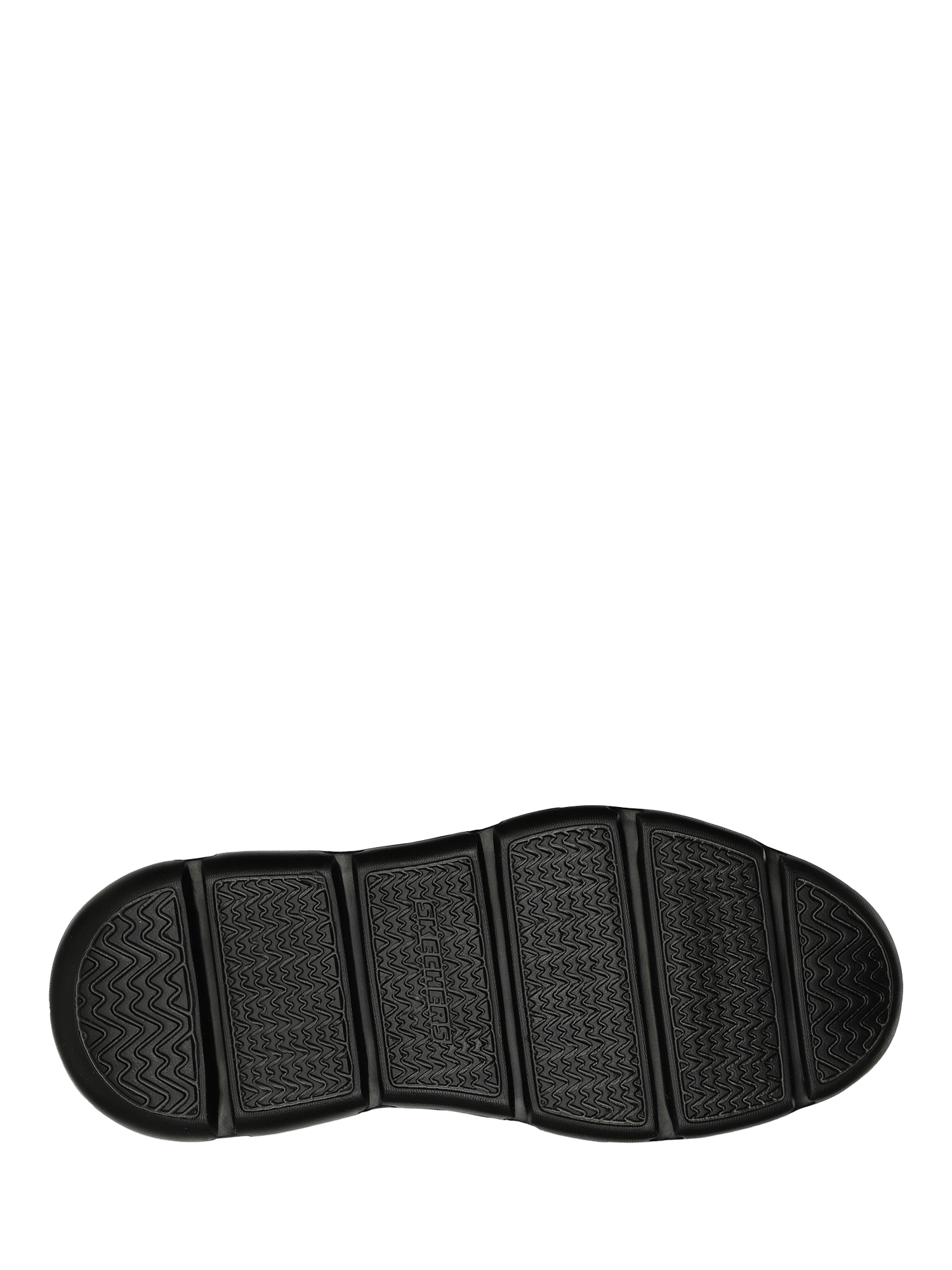 Product image 2 of 2, which shows Skechers Hands Free Garza Gervin Leather Slip In Trainers, Black, 6