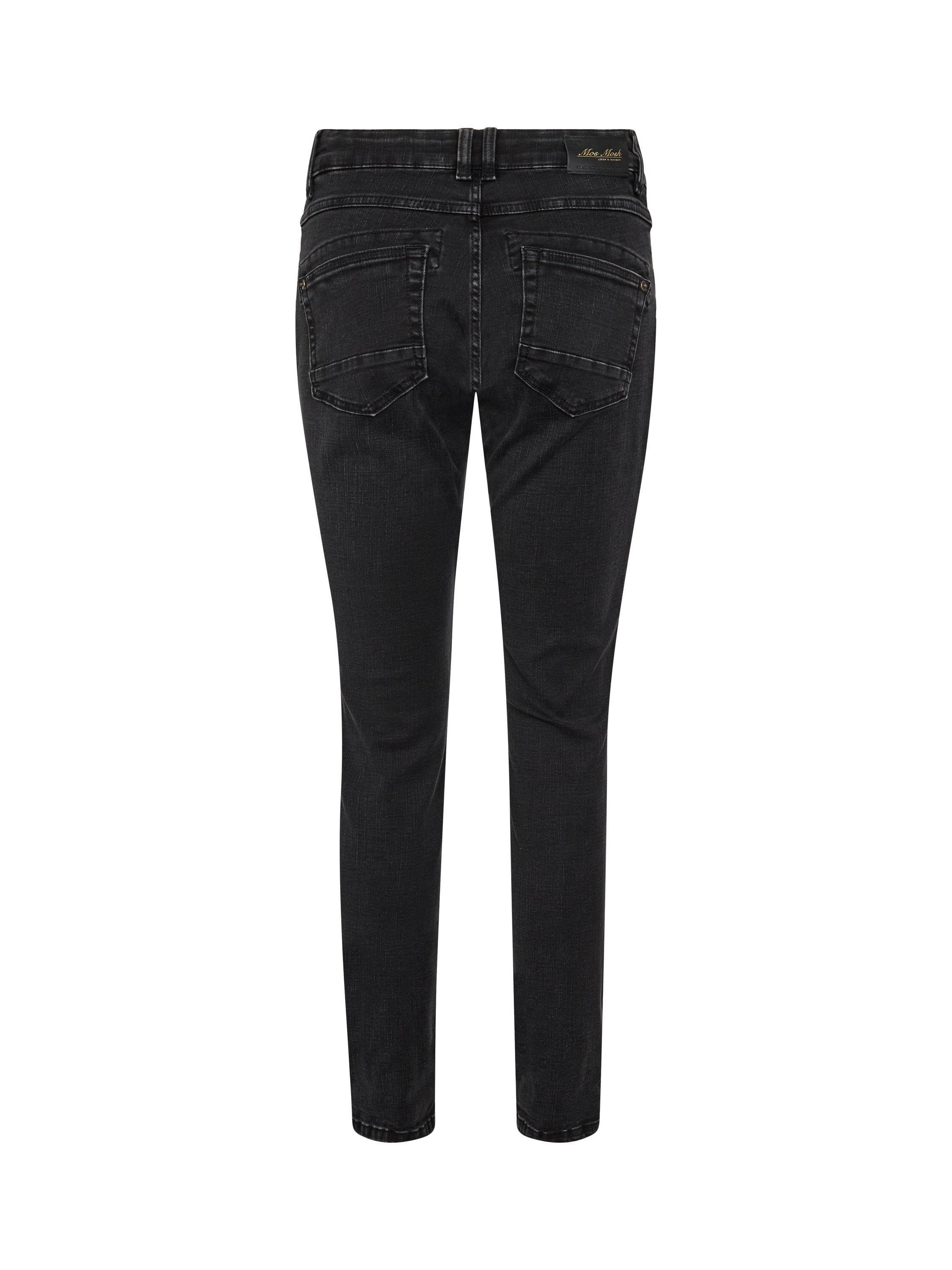 Product image 3 of 5, which shows MOS MOSH Naomi Perla Skinny Jeans, Black, 25R