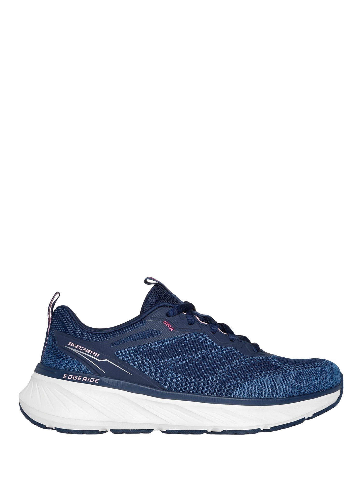 Skechers Edgeride Trainers Navy Pink