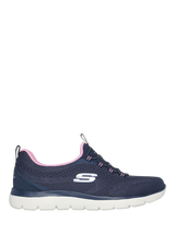 Navy Skechers