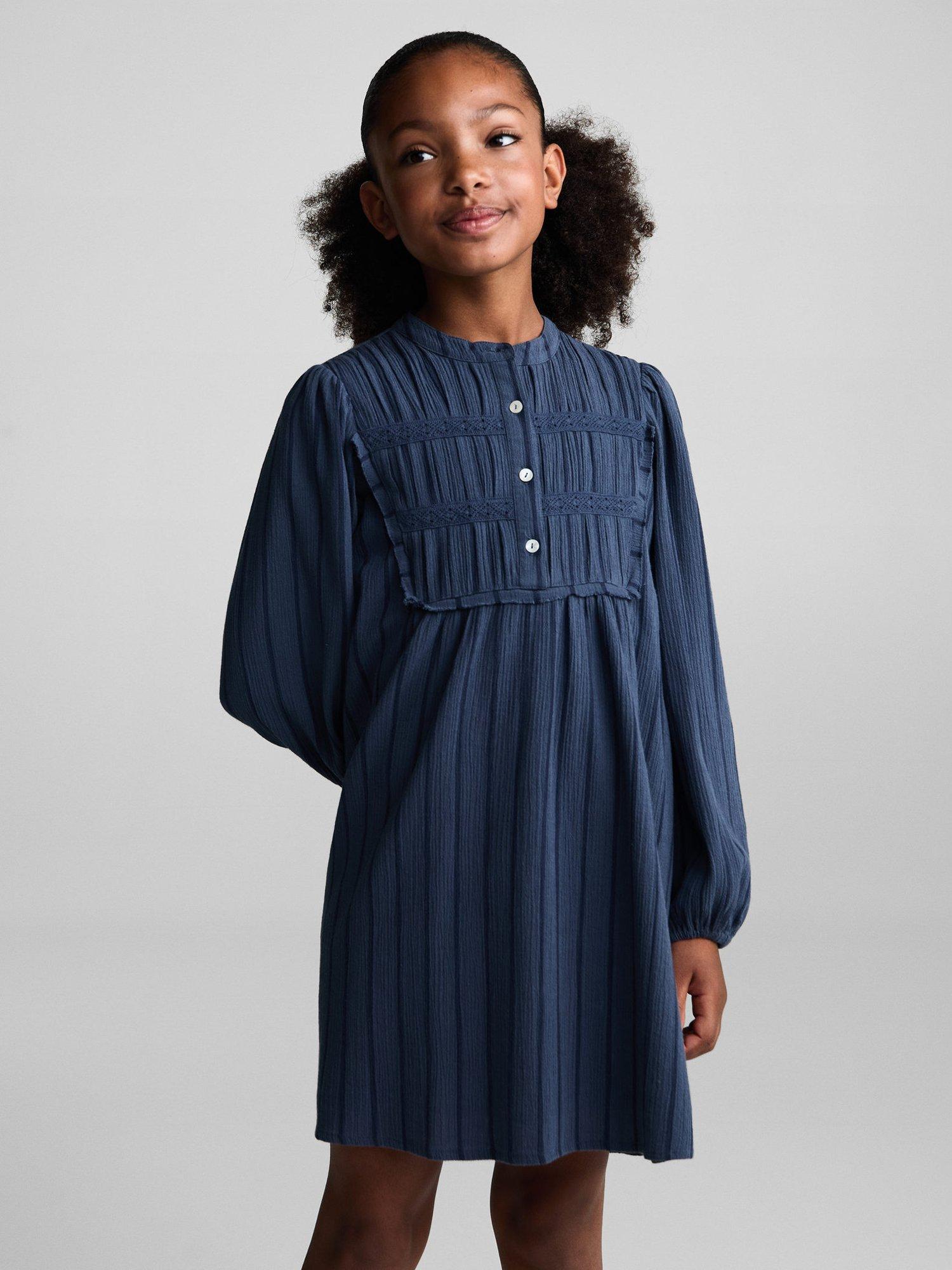 Mango Kids' Marcela Dress, Navy