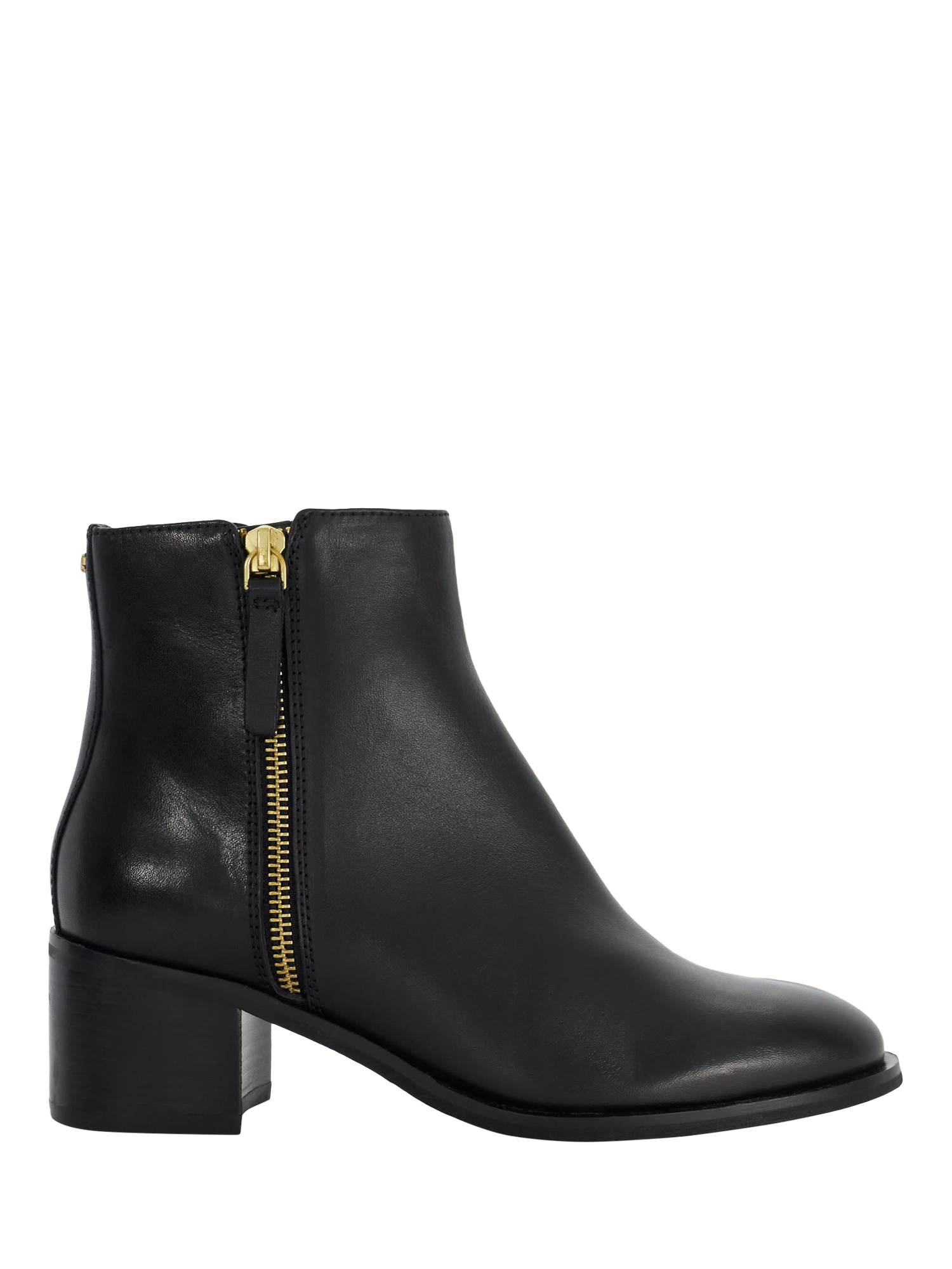 Dune black ankle boots clearance