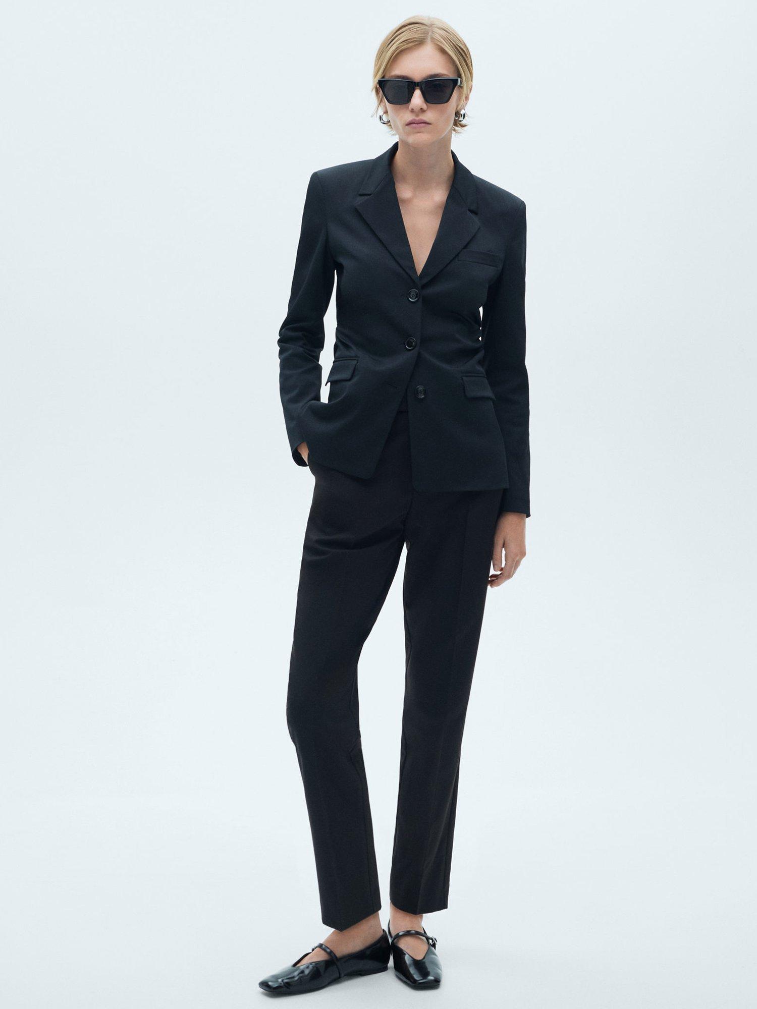 Product image 2 of 9, which shows Mango Ka Suit Blazer, Black, L