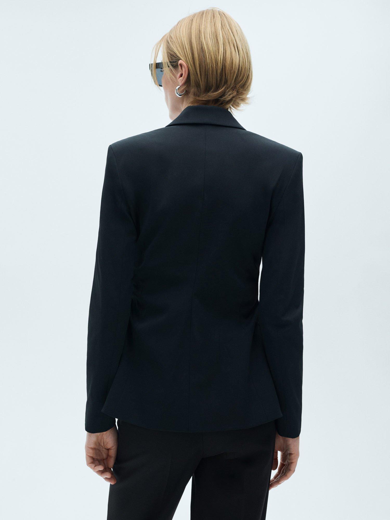 Product image 4 of 9, which shows Mango Ka Suit Blazer, Black, L