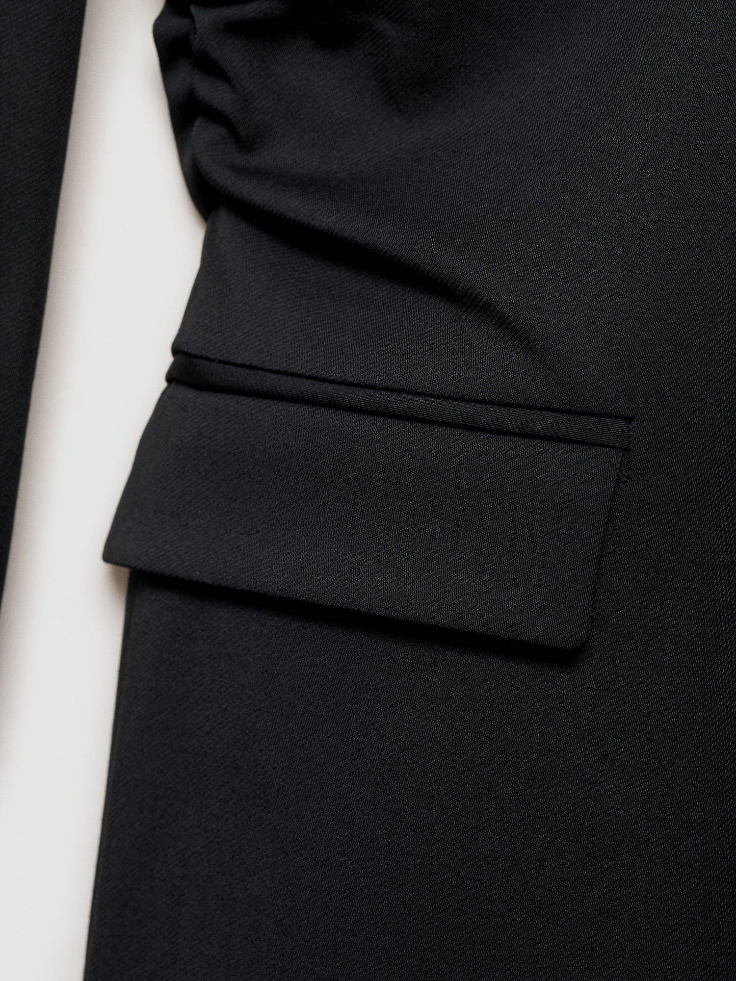 Product image 5 of 9, which shows Mango Ka Suit Blazer, Black, L