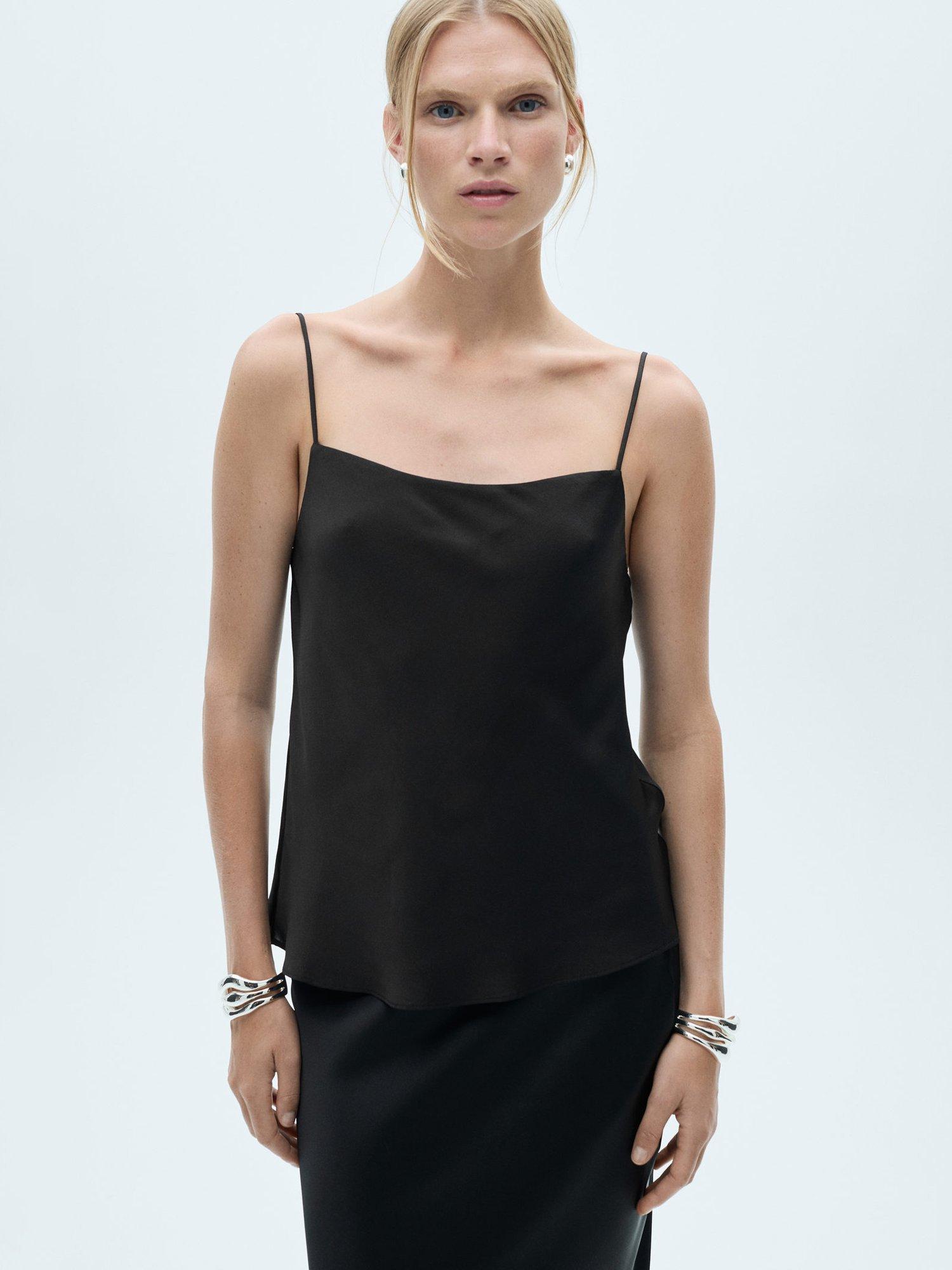 Mango Jimena Satin Cami