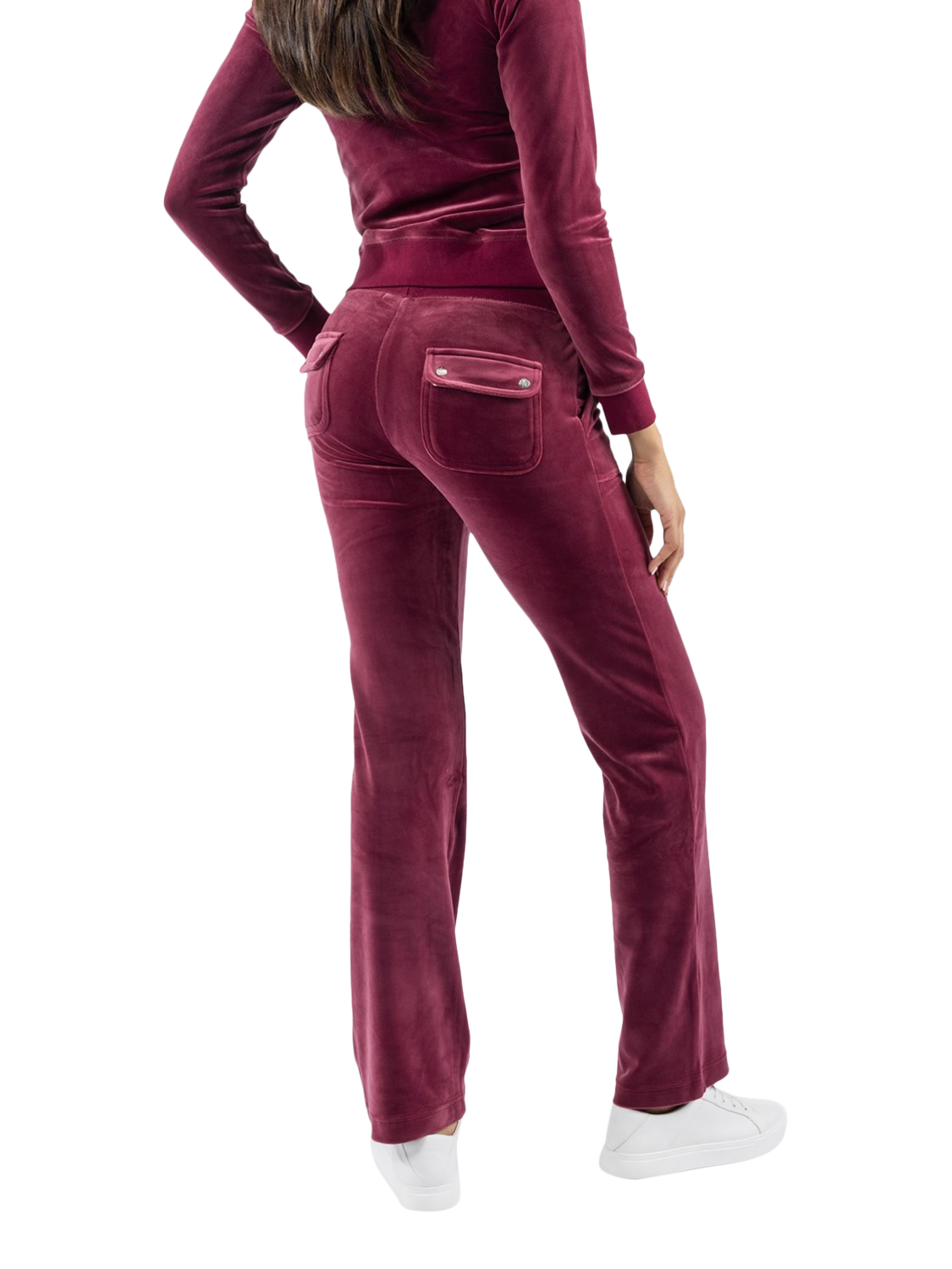 Product image 2 of 4, which shows Juicy Couture Del Ray Tracksuit Bottoms, Tawny Port, XS