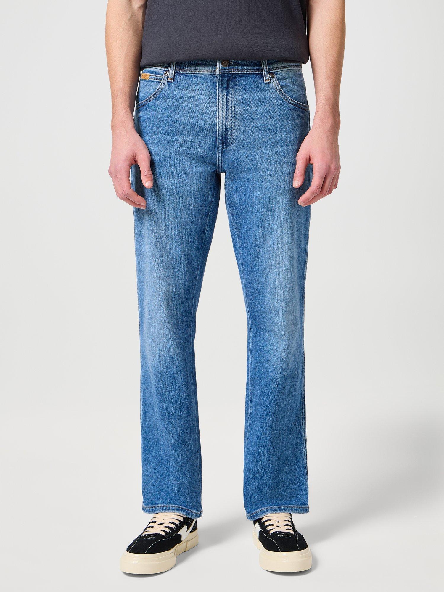 Product image 2 of 7, which shows Wrangler Texas Straight Leg Jeans, New Favourite, 30S