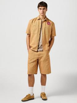 Wrangler Casey Jones Stripe Porkchop Shorts, Orange Stripe, Orange Stripe