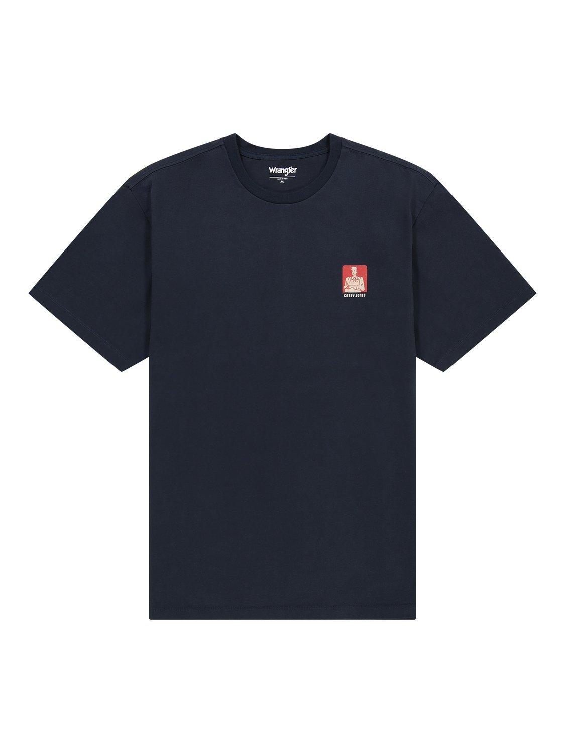 Product image 6 of 7, which shows Wrangler Casey Jones Graphic Cotton T-Shirt, Navy, L