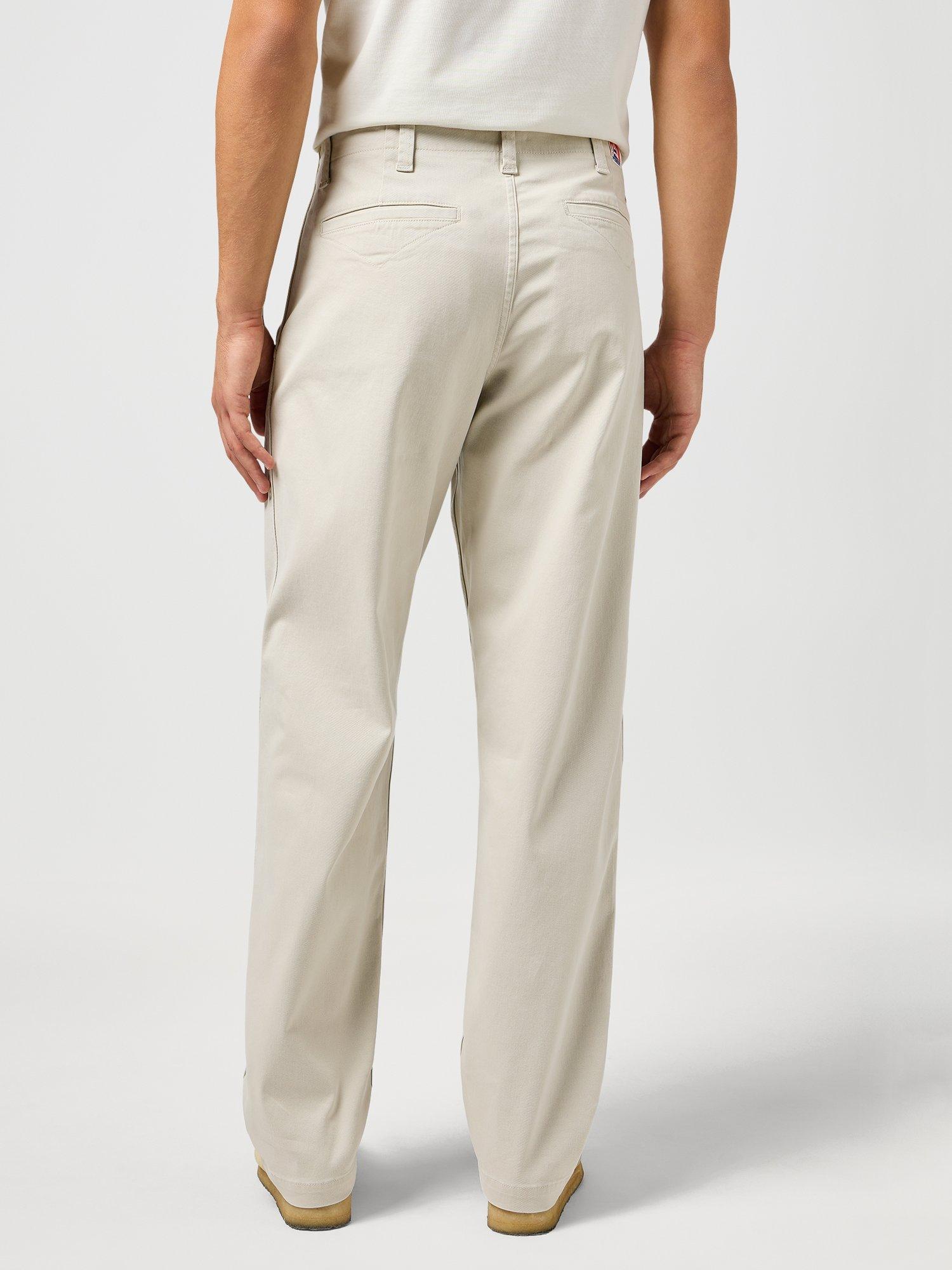 Product image 3 of 6, which shows Wrangler Casey Jones Straight Fit Chinos, Pelican, 32R