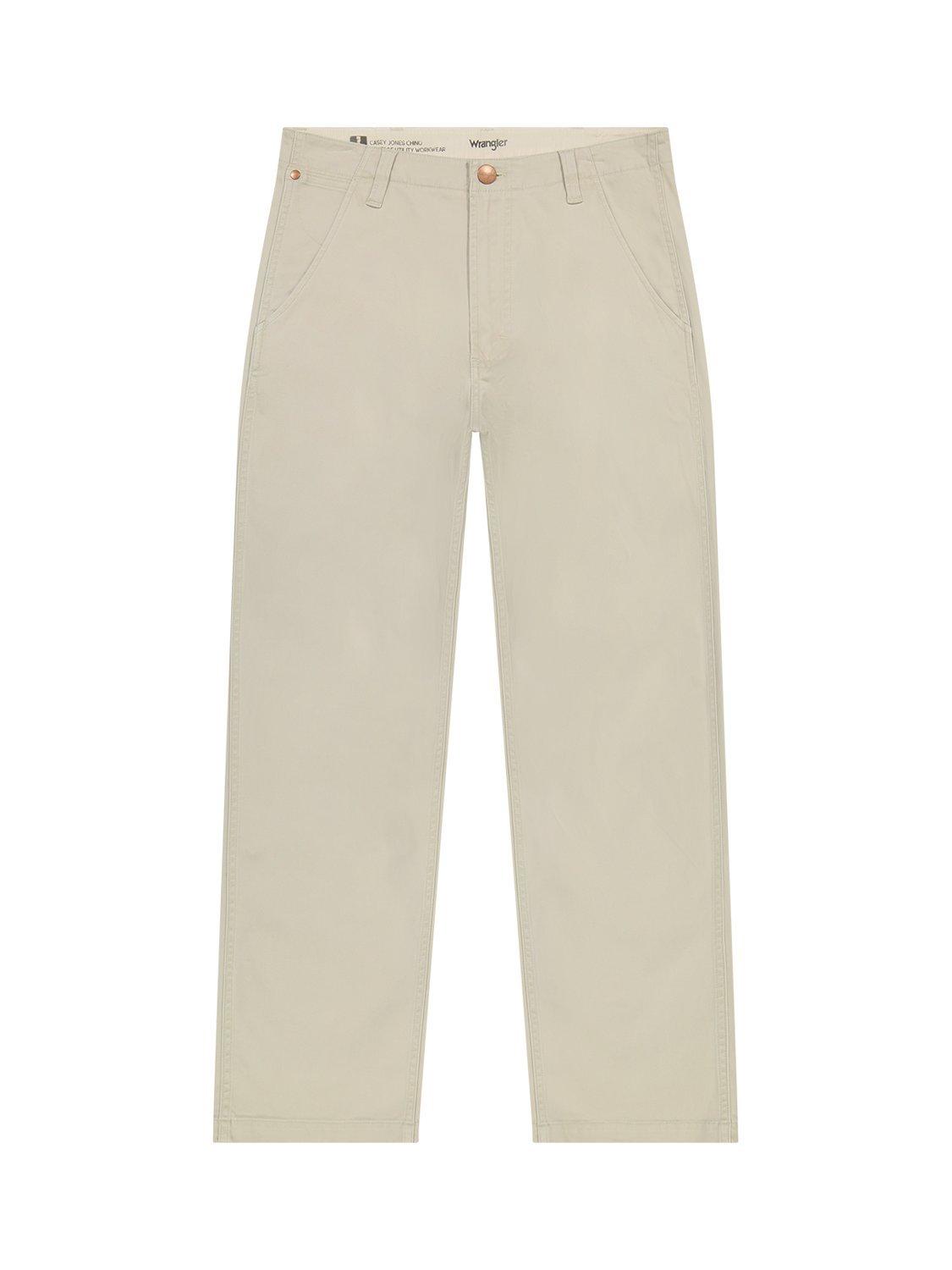 Product image 6 of 6, which shows Wrangler Casey Jones Straight Fit Chinos, Pelican, 32R