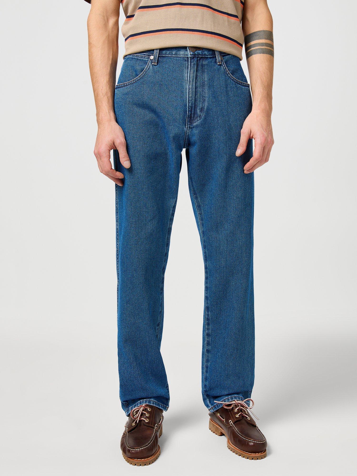 Product image 2 of 6, which shows Wrangler Frontier Dark Relaxed Fit Jeans, Dark Stone, 30R