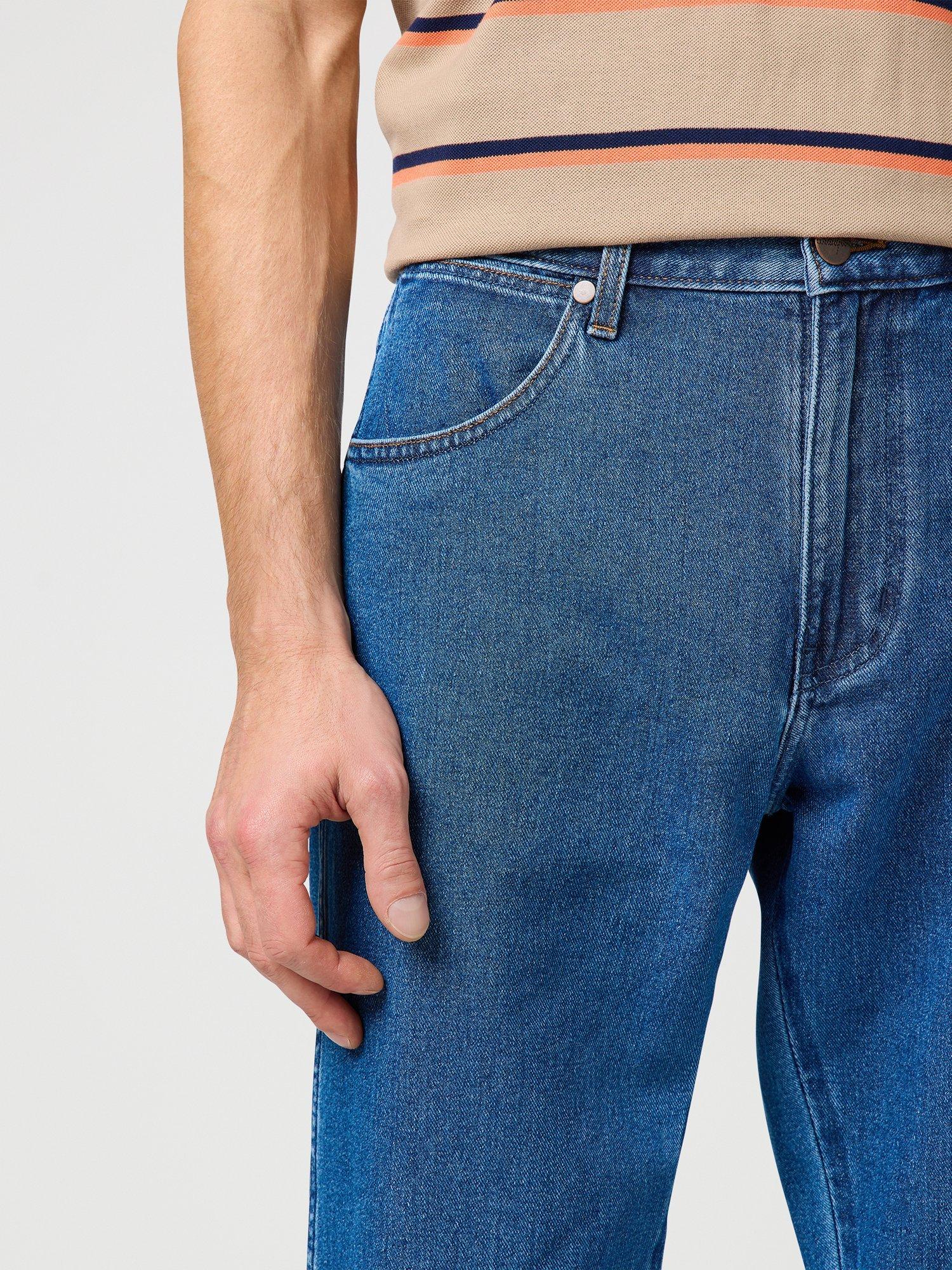 Product image 5 of 6, which shows Wrangler Frontier Dark Relaxed Fit Jeans, Dark Stone, 30R