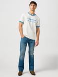 Wrangler Cotton Regular Fit Short Sleeve Graphic Ringer T-Shirt