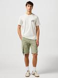Wrangler Cotton Regular Fit Short Sleeve Cowboy Graphic T-Shirt, Vintage White