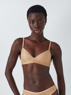 John Lewis Gabriella Non-Wired Spacer T-Shirt Bra, Nude, Nude