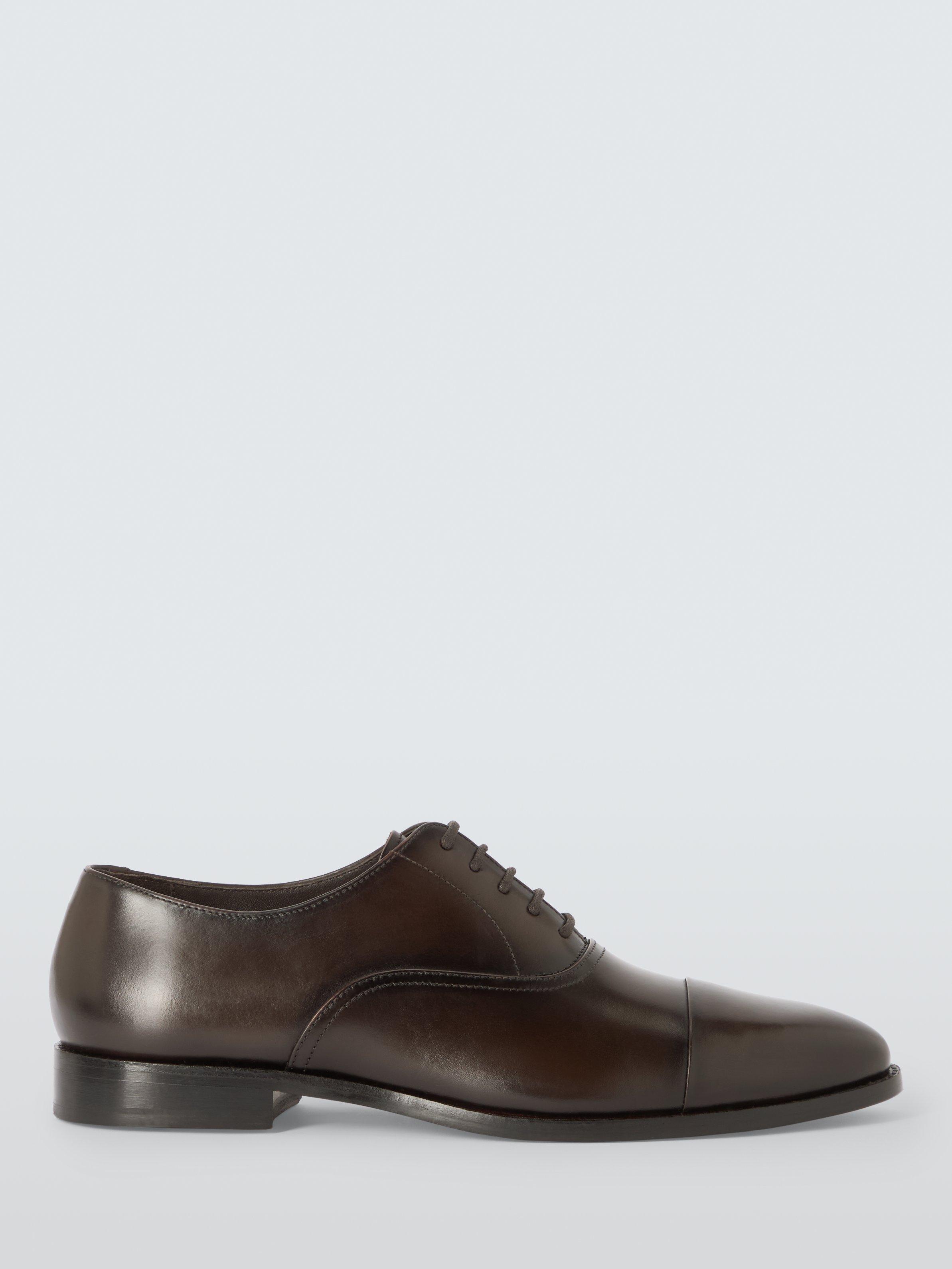 John Lewis Formal Leather Sole Oxford Shoes Chocolate