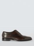 John Lewis Formal Leather Sole Oxford Shoes, Chocolate