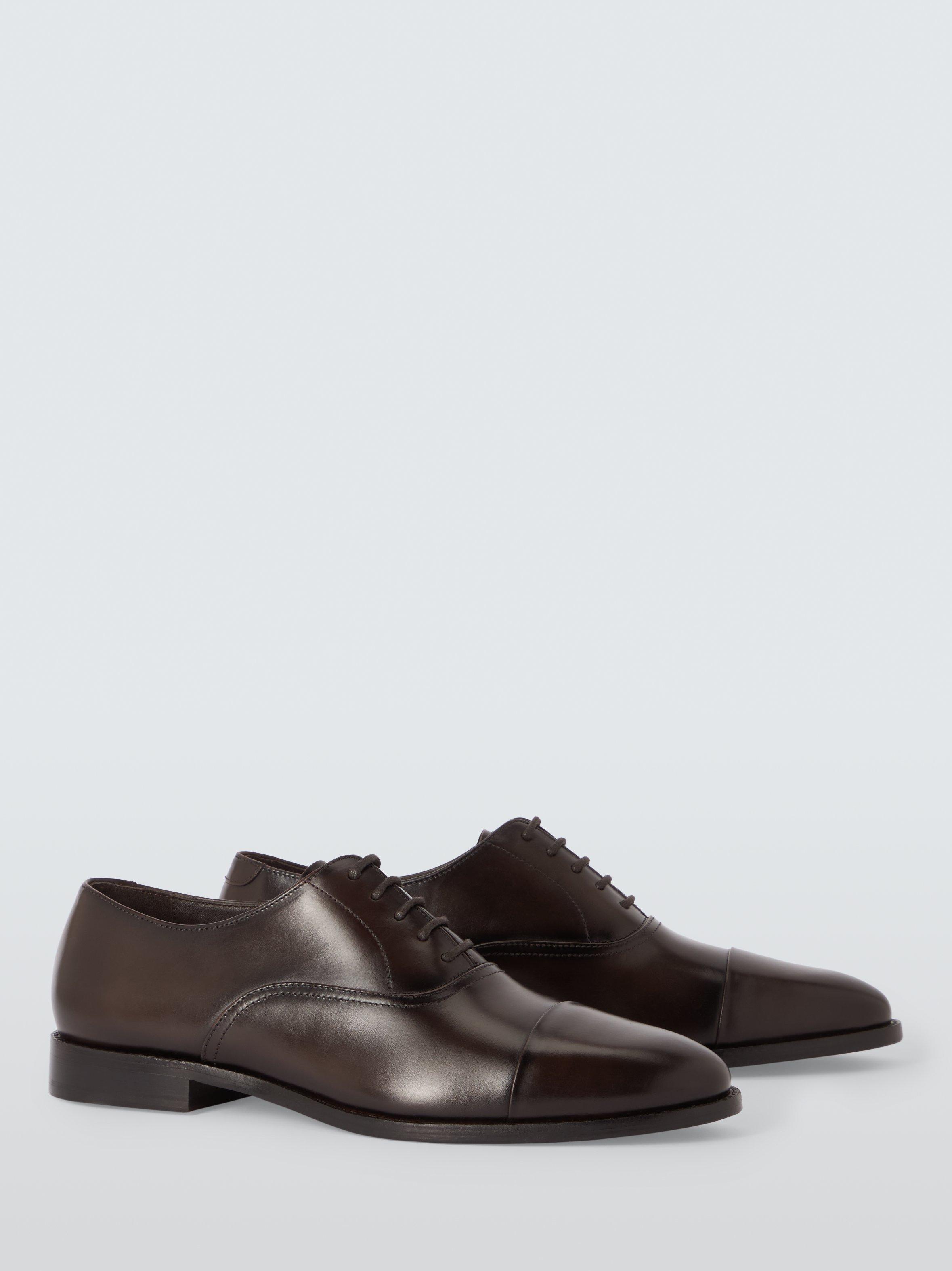 Product image 3 of 6, which shows John Lewis Formal Leather Sole Oxford Shoes, Chocolate, 7