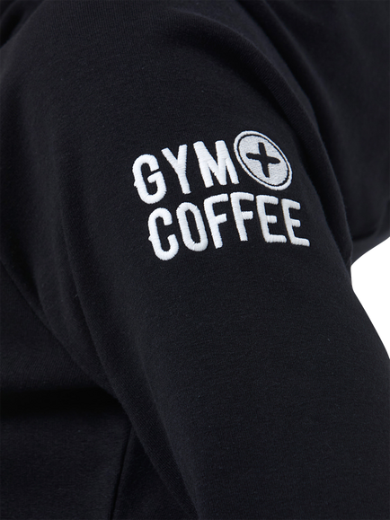 Gym+Coffee Chill Hoodie, Black - view 2, Black