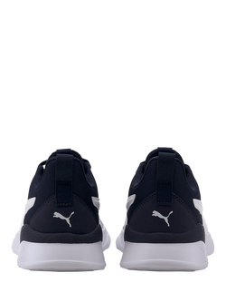 PUMA Kids' Anzarun Lite Trainers, White - view 2, Navy/White