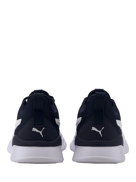 PUMA Kids' Anzarun Lite Trainers, White - view 2, Navy/White