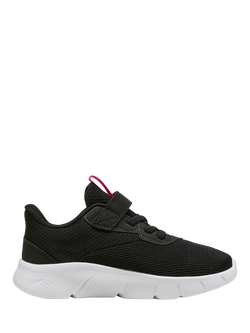 PUMA Kids' Lite FlexFocus Modern Trainers, Black/Pink, Black/Pink