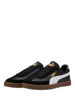 PUMA Kids' Club II Trainers, Black/White - view 2, Black/White