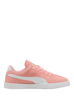 PUMA Kids' Club II Trainers, Pink/White