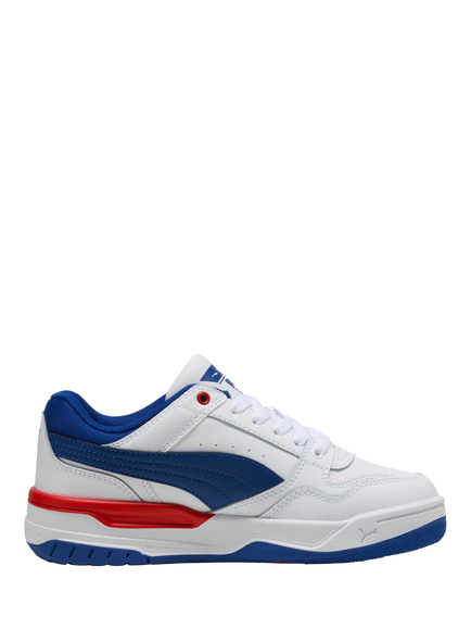 PUMA Kids' Rebound Retro Trainers, White/Multi, White/Multi
