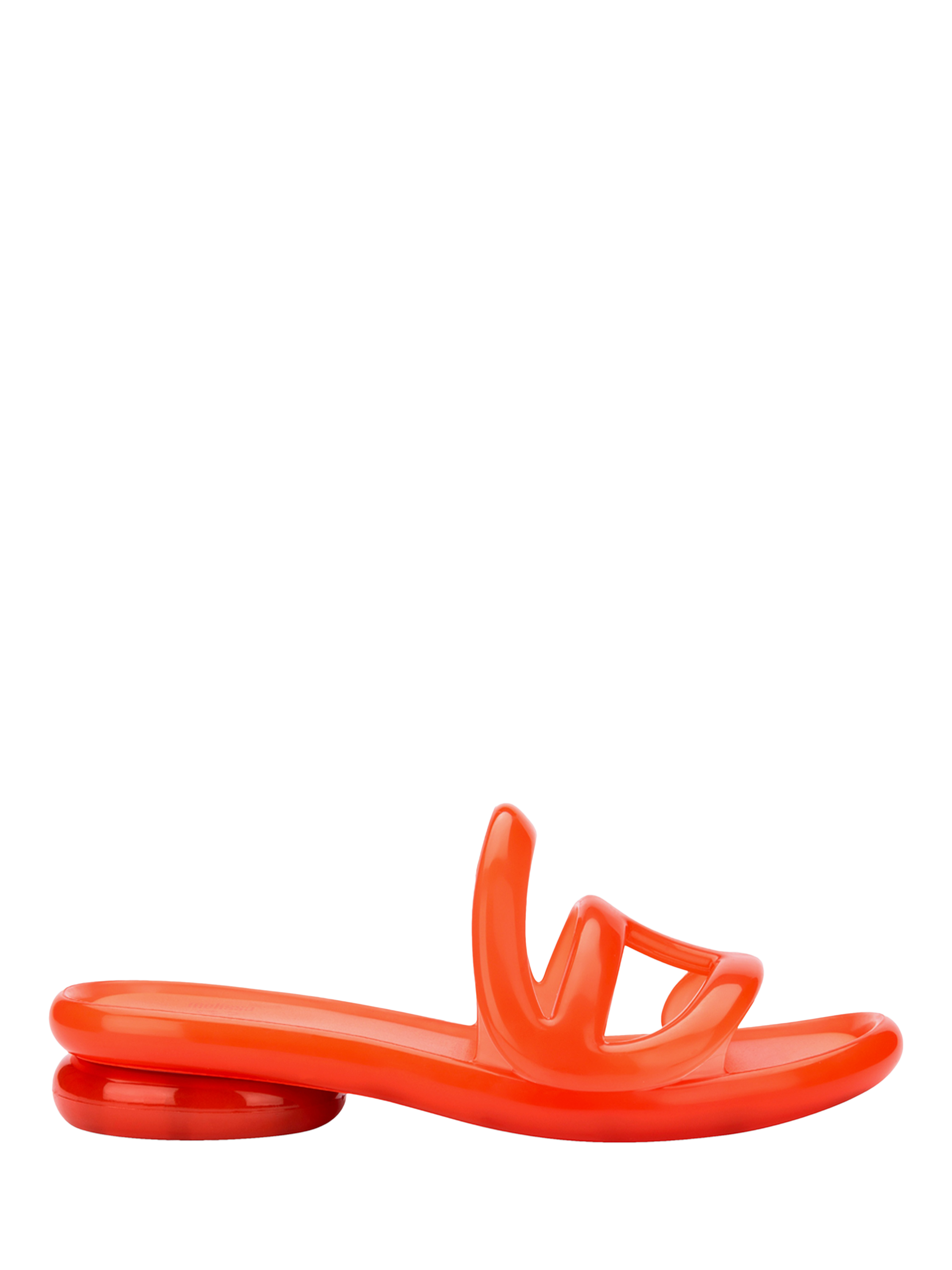 Product image 1 of 4, which shows Melissa Jelly Slider Sandals, Orange, 3