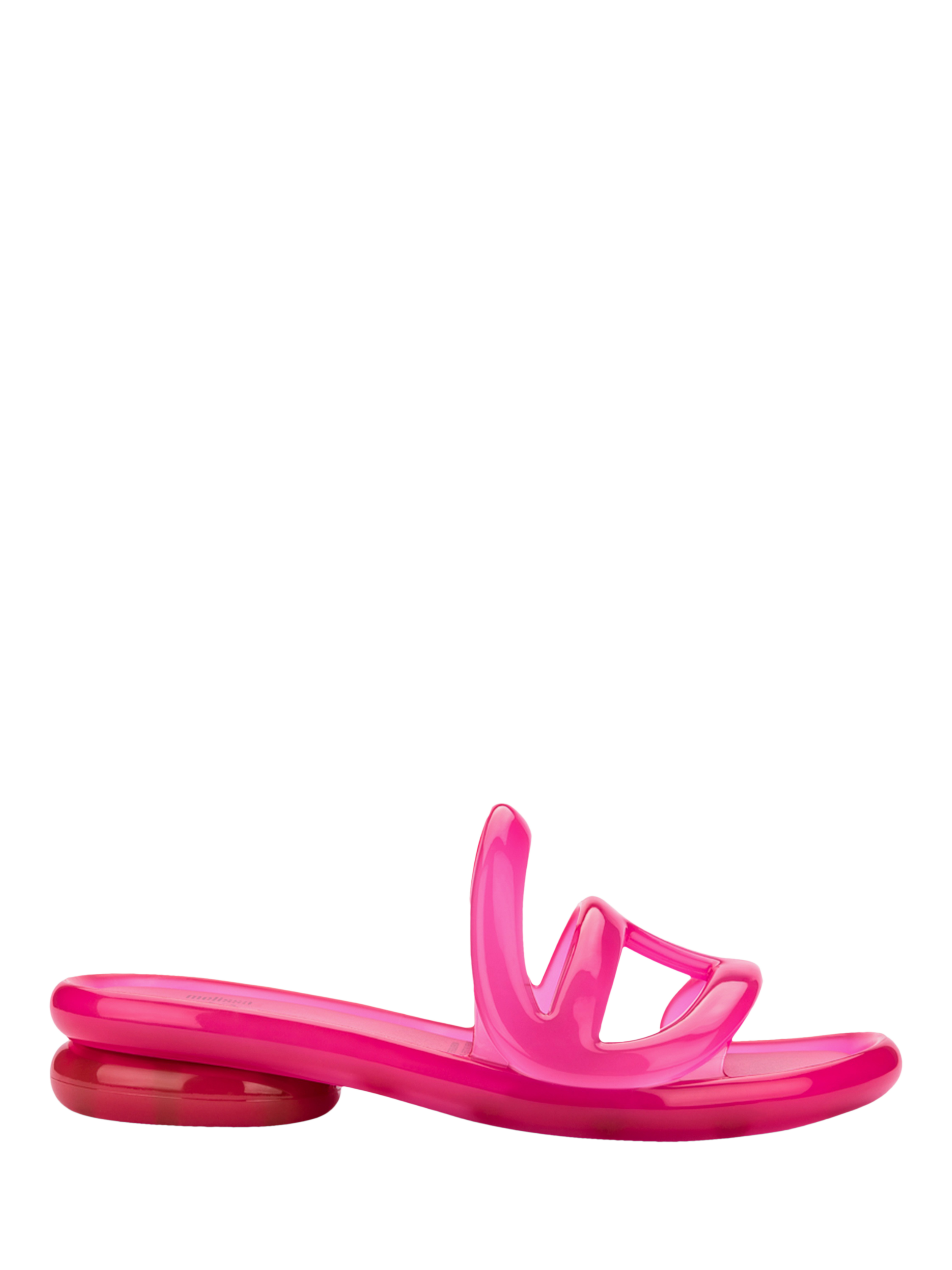 Product image 1 of 4, which shows Melissa Jelly Slider Sandals, Pink, 3