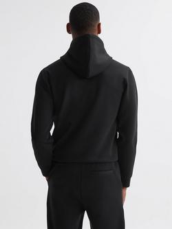 Reiss Fabien Hoodie - view 2, Black