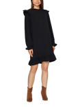 Sisters Point Coki Frill Dress, Black