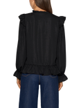 Sisters Point Disko Frill Top, Black