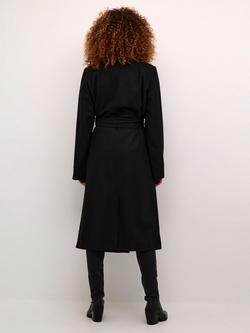 KAFFE Fanny Double Breasted Coat - view 2, Black