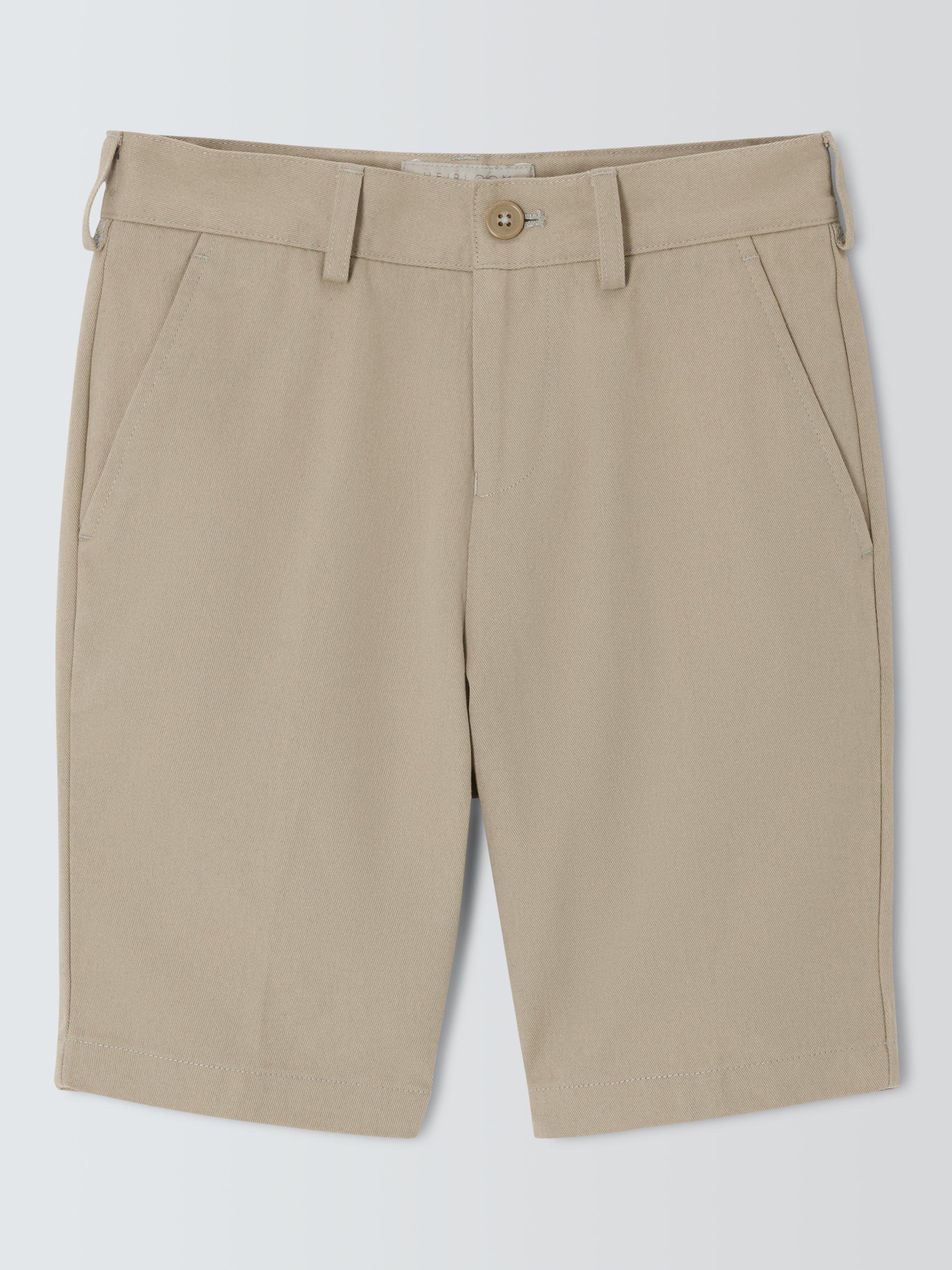 Product image 3 of 7, which shows John Lewis Heirloom Collection Kids' Chino Shorts, Brown, 2 years