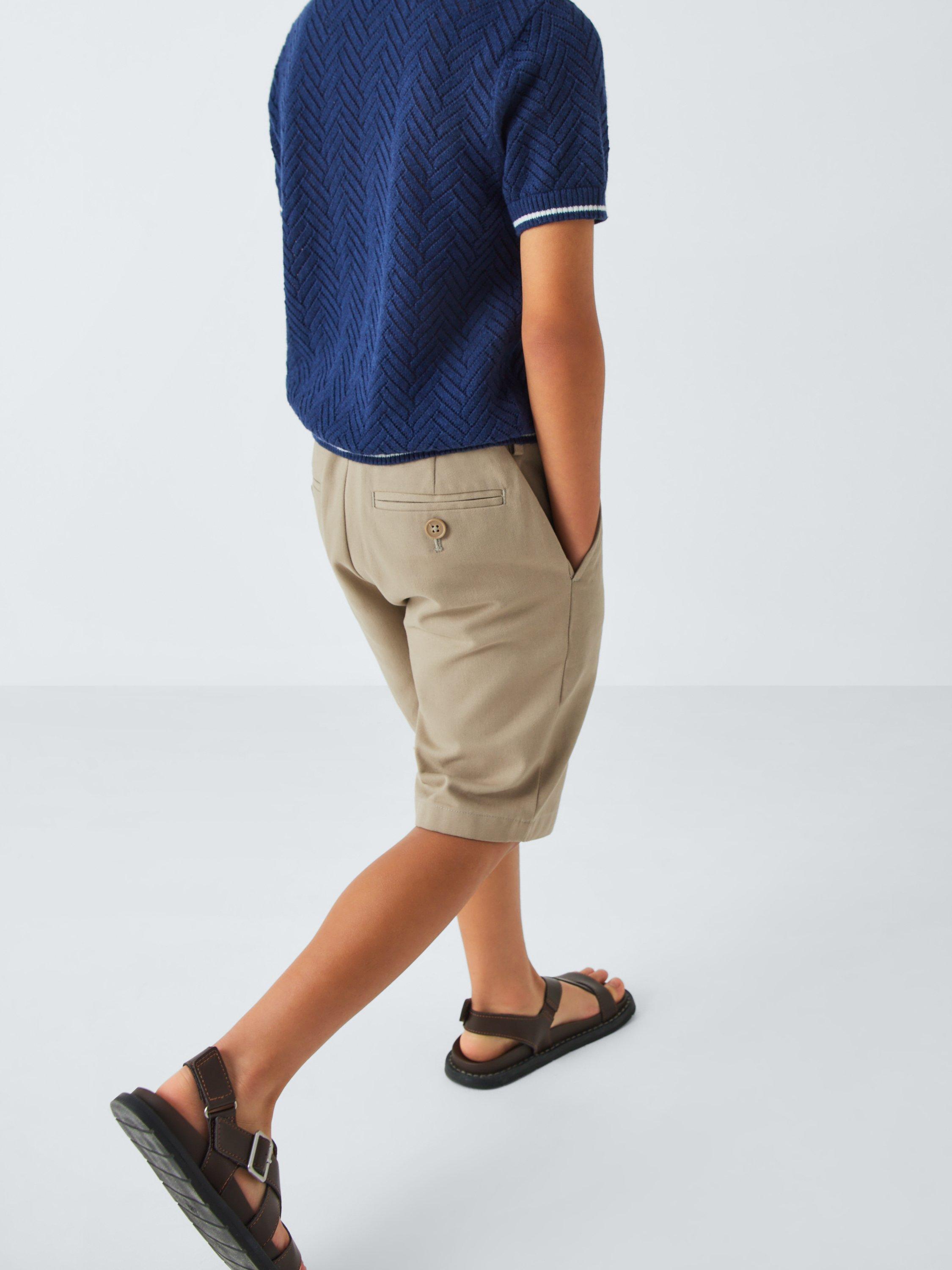 Product image 7 of 7, which shows John Lewis Heirloom Collection Kids' Chino Shorts, Brown, 2 years