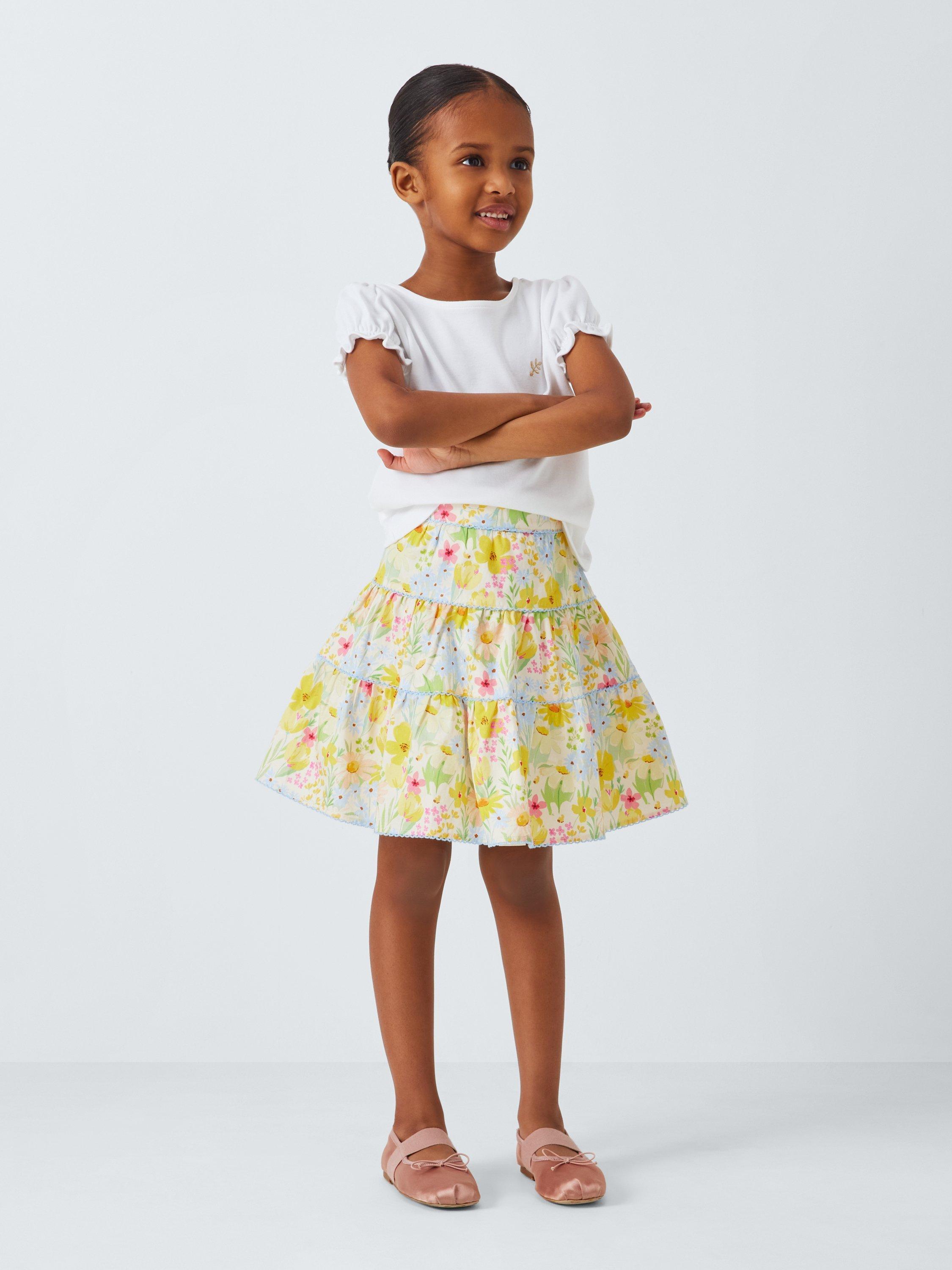 Product image 2 of 7, which shows John Lewis Heirloom Collection Kids' Embroidered Pima Cotton T-Shirt, Multi, 2 years