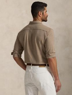 Polo Ralph Lauren Cotton Regular Fit Shirt, Adirondack Heather - view 2, Adirondackhthr/C8888