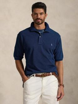 Polo Ralph Lauren Big & Tall Short Sleeve Polo Shirt, Dark Indigo, Dark Indigo