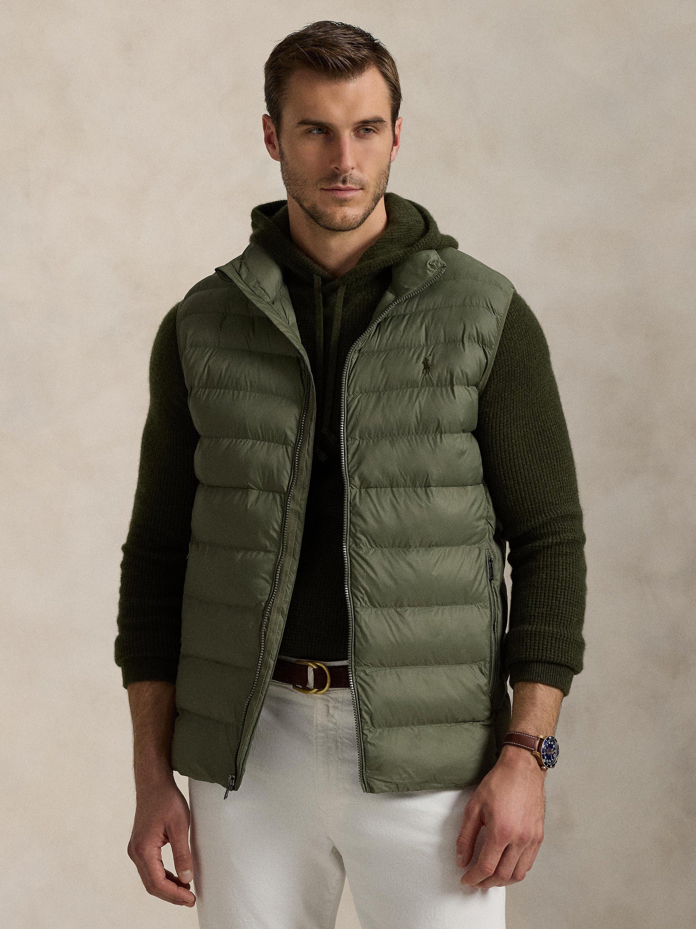 Ralph Lauren Big & Tall Terra Insulated Vest, Cruise Olive