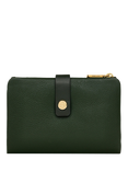 Radley Larkswood 2.0 Leather Medium Bifold Purse, Racing Green